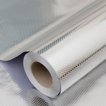 Self-adhesive thickened waterproof PVC moisture-proof aluminum foil kitchen oil-proof sticker High temperature stove with cabinet drawer pad sticker