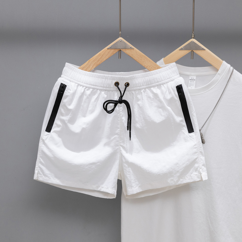 Summer Water-Resistant Lining Shorts for Couples, Men and Women, Quick-Drying Casual Running Outerwear, Thin Beach Swimming Trunks