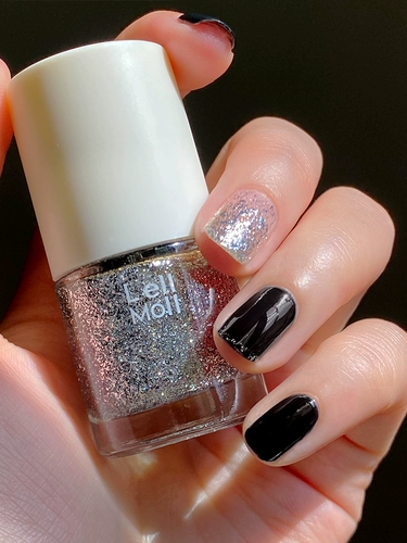 Lellmoll Momo лак для ногтей 12 Dark Night Pour Black