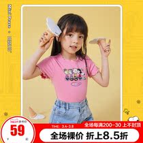 (Snoopy) minipeace peacebird childrens childrens T-shirt childrens short-sleeved summer tops BM wind ole