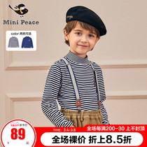 Minipeace PEACEBIRD Kids Fall Winter New Boys Long Sleeve T-Shirt Striped Leggings Trendy Ole