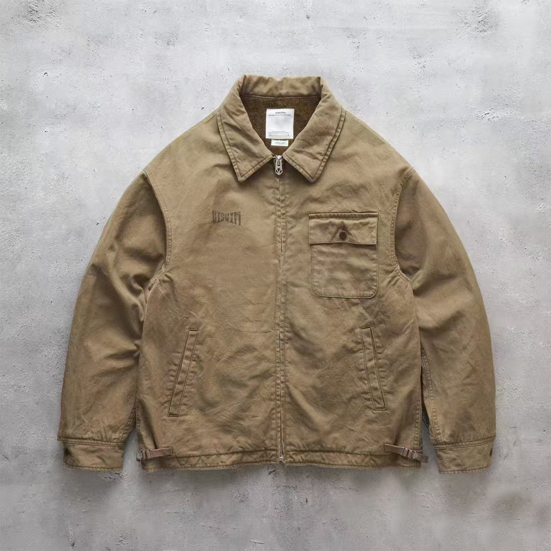 VISVIM FIL 24SS RODNEY 水洗做舊工裝夾克日潮中村秋冬季棉外套|夾克