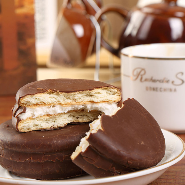 达利园 巧克力派 1000g盒装 天猫优惠券折后￥19.9包邮（￥24.9-6）