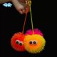 5-Pack Stress Relief Squishy Balls, Soft Rubber Glowing Multi-Hairy Balls, Fun Children's Toys for Venting Stress