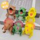 3-Pack Creative Sand Dinosaur Squishy Toys, Triceratops, T-Rex, Fun Stress-Relief Children's Toys