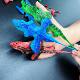 5 Pack Finger Catapult Dinosaur Catapult Flying Dragon Toy to Vent and Decompress Soft Rubber Kidsren's Toy Stretching Slingshot