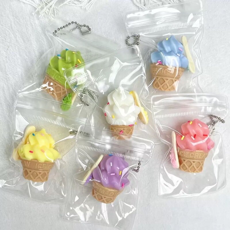 3-Pack Creative Mini Ice Cream Fluid Squishy Soft Slime-Like Simulation Cone Stress Relief Toy Cute Pendant 3-Pack Creative Mini Ice Cream Fluid Squishy Soft Slime-Like Simulation Cone Stress Relief Toy Cute Pendant