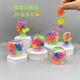 2-Pack of Creative Wall-Climbing and Rolling Little Elves, Sticky Wall-Climbing Colorful Small Thorn Balls, Furry Balls, Children's Small Toys