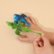 5 Packs of Creative Ejection Dinosaur Finger Slingshot to Vent Flying Dragon Pterosaur Finger Darts Kidsren's Fun Small Toys