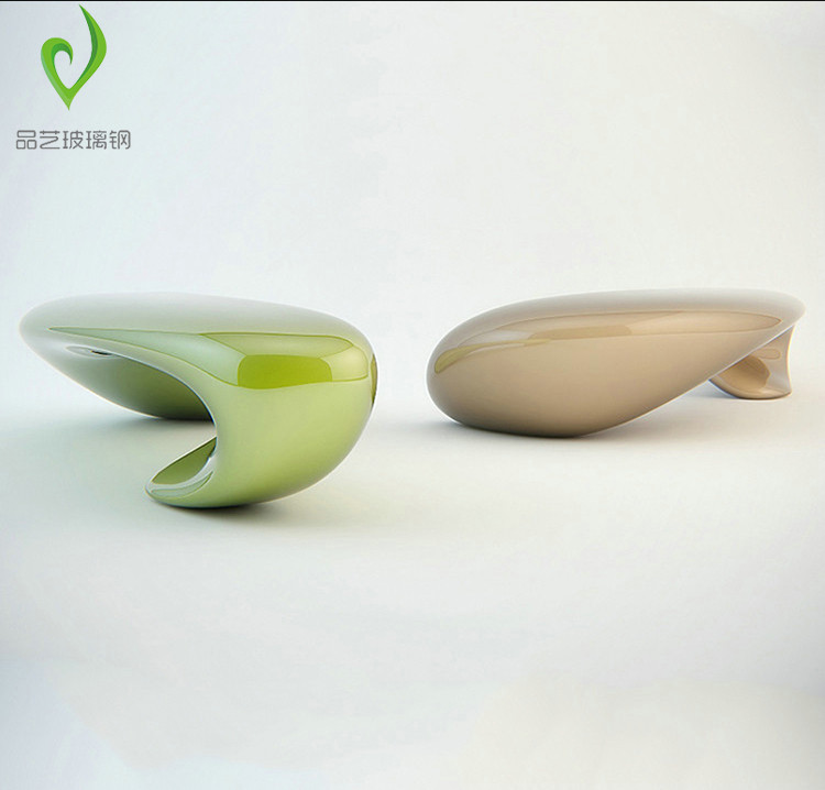 Glass Fiber Arc Casual Seat Outdoor Mall Beauty Chen Swing Piece Rest Waiting Chair Art Beauty Chen Landscape Benches