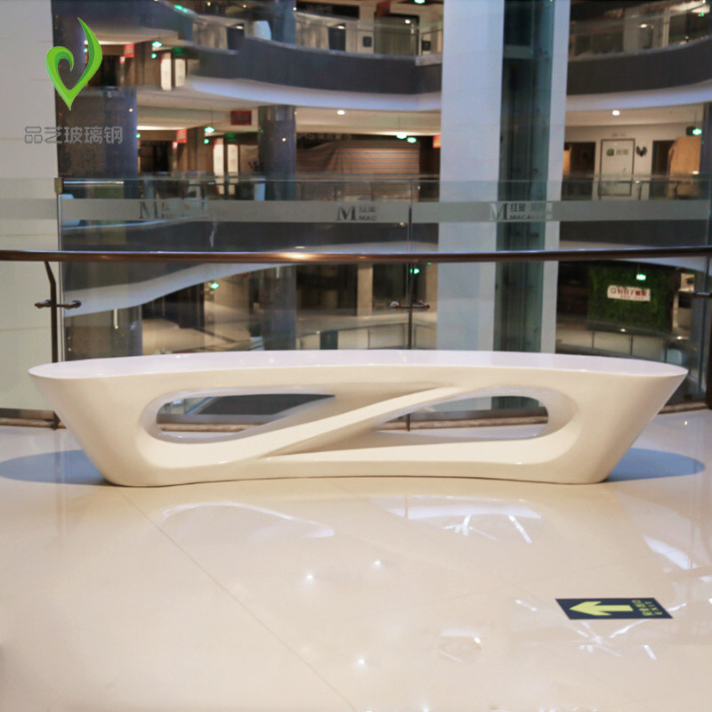 Beauty Chen Glass Fiber Outdoor Public Moon Styling Seat Rest Area Stools Await Chair Mall Casual Chair Swing