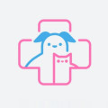 毛茸日记宠物医院的LOGO