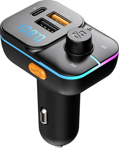 Автомобильный Bluetooth-приемник Leben, качество звука без потерь, mp3-плеер, автомобильное быстрое зарядное устройство, универсальное прикуриватель