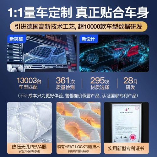 [Специально для BYD] незамерзающая крышка переднего лобового стекла, автомобильный зимний снежный чехол, автомобильная куртка, утолщенный снежный чехол