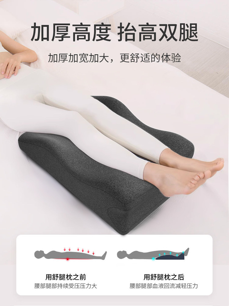 Leiben Leg Pillow for Varicose Veins, Foot Pillow for Fractures, Leg Elevation Cushion, Foot Rest, Bed Sleeping Pad
