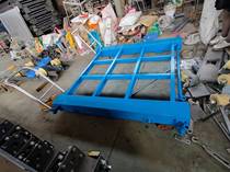 Nylon track wheel trolley Customized 1435 gauge HL-1 flatbed trolley insulated track wheel