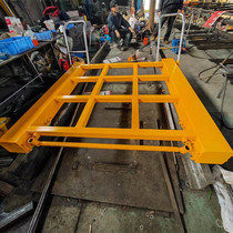 Customized 1435 gauge flat car insulated rail wheel railway dedicated Henglong nylon rail wheel trolley