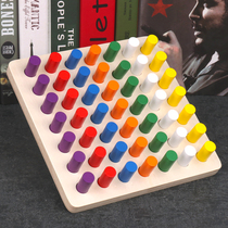 Sensory Integration Training Equipment Home Ladder Cylindrical Socket Montessori Montessori Sensory Early Education Stick Toy