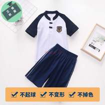 School uniform Hebei Tangshan Tangcheng one zero Experimental Primary School school summer uniform Blue set