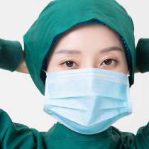 Mask womens thin section 3d Solid disposable three-layer net red male tide adult children thick non-woven fabric dust-proof and smog-proof