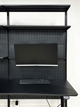 Monitor Stand Screen Stand Hardware Metal Perforated Board Girls Bookshelf Accessories