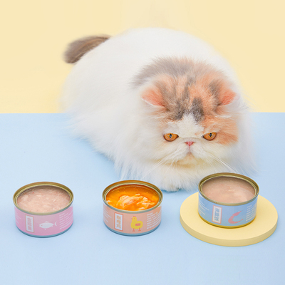 未卡喵咪白肉猫罐头80g*6罐