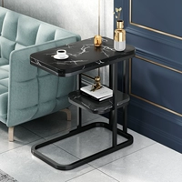 Двухслойный узор из черного камня [черная рамка] 50*30*58 [высота]