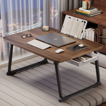 Foldable Small Bed Table, Office Desk, Computer Desk, Dormitory Study Desk, Writing Desk, Simple Desk, Small Table Board