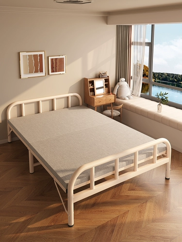 Складная кровать с двуспальной кроватью 1 м 5 Дом 1 м 2 взрослая односпальная кровать простая общежития