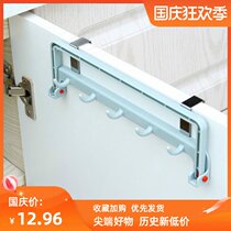 Punch-free kitchen nail-free cabinet lower hanger hanging door back type storage rack nail door rear adhesive hook