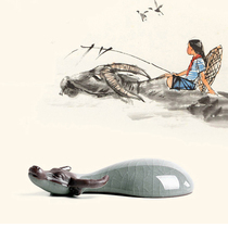 Shima said original cow tea pet ornaments Boutique creative tea ceremony play ceramic accessories