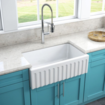 Nordic vintage American Kitchen sink Deluxe Open Cabinet Farmhouse sink