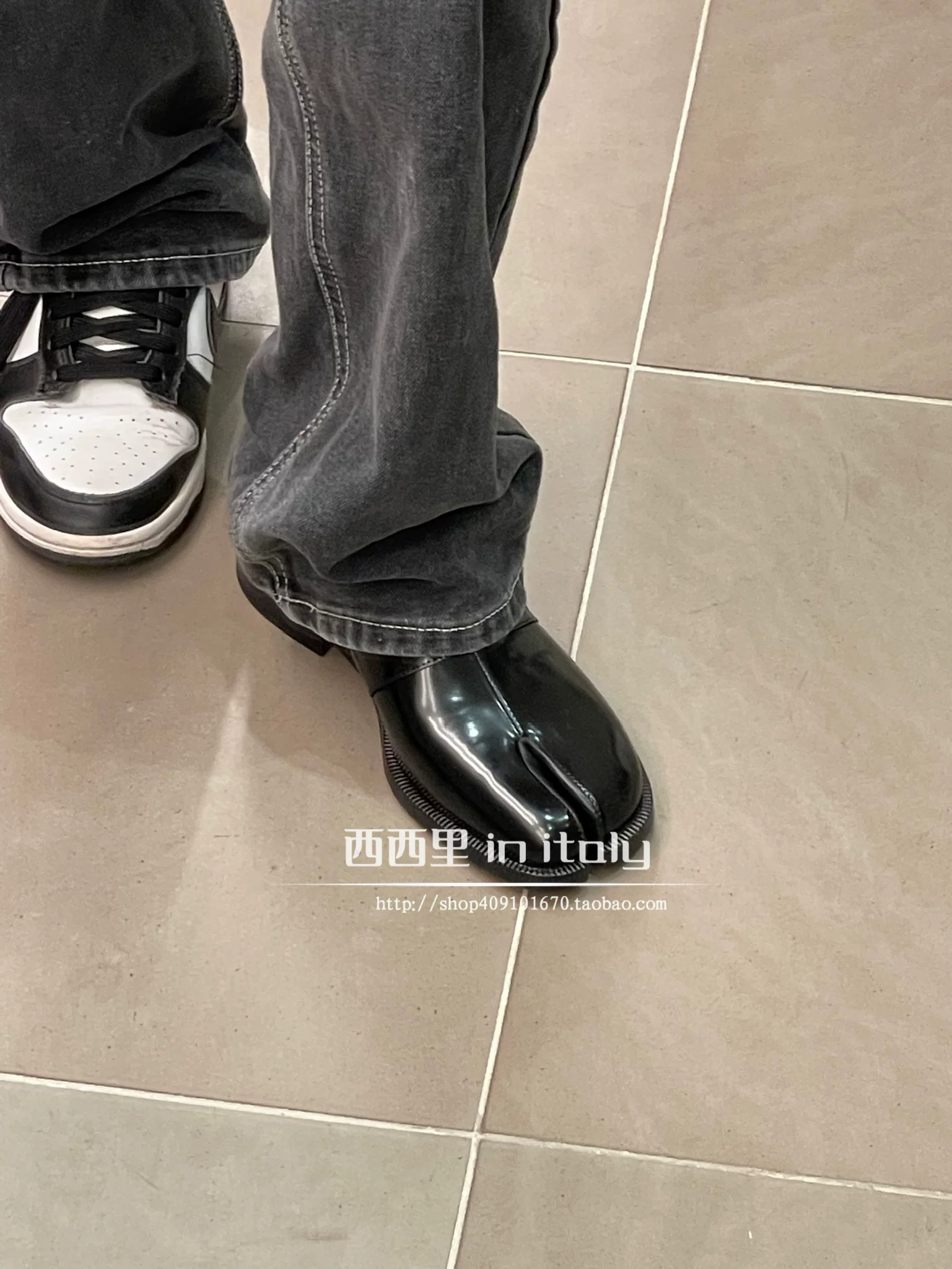 Италия закупка новые носовые лоуферы Maison Margiela кожаные туфли женские обувь можно надеть