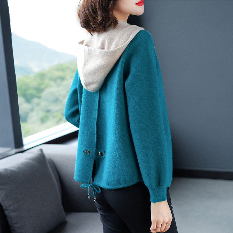 Đầu mùa xuân ăn mặc 2020 mới hàng đầu mùa xuân mùa thu Ladies áo len Coat nữ dệt ra đan cửa hàng cardigan