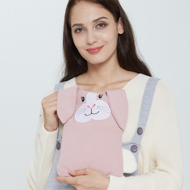 Poss cartoon trumpet water injection hot water bag Fox warm water bag doll warm handbag PVC environmental protection no odor
