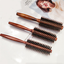 Hair salon professional pig mane comb blow hair curly hair comb buckle rolling comb inside stroke rolling comb styled male and female home