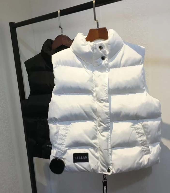 2018 vest xuống vest nữ xuân hè thu đông quần áo cotton ngắn hoang dã ngựa mới 褂 không tay áo khoác lông nữ - Áo vest áo khoác nữ hot trend 2021