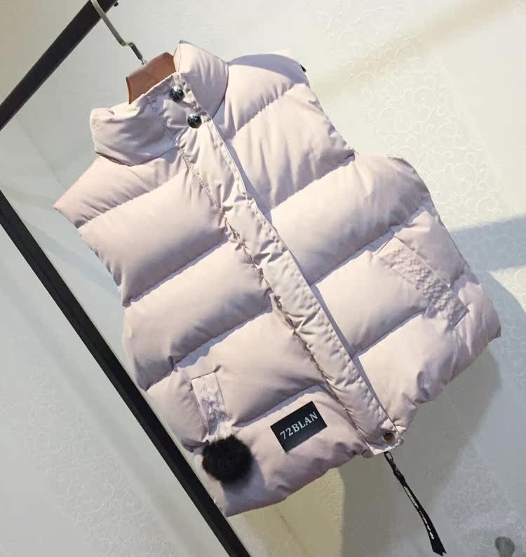 2018 vest xuống vest nữ xuân hè thu đông quần áo cotton ngắn hoang dã ngựa mới 褂 không tay áo khoác lông nữ - Áo vest áo phao nữ