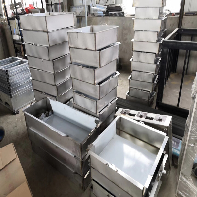 Custom Thickened Commercial Stainless Steel Fryer Square Liner Fried Chicken Fried Oil Bar Machine Full Swing Stall Equipment