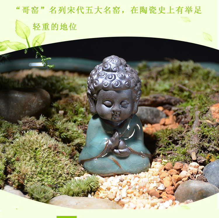 Elder brother up take spoil flowerpot desktop zen mini furnishing articles ceramic micro monk landscape bonsai deserve to act the role of decoration