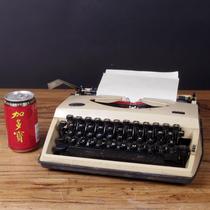 古董老物件上海飞鱼机械 英文 老式 打字机可以使用生日礼物摆件