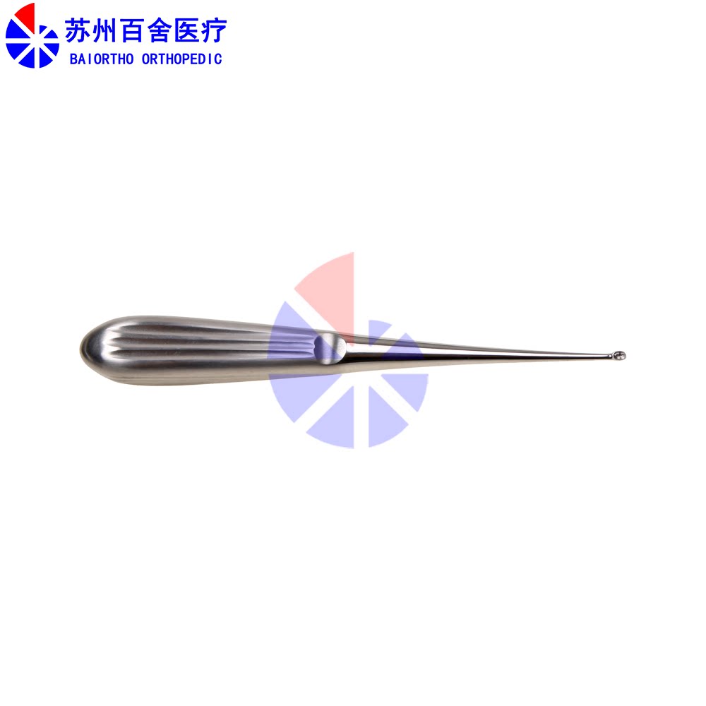 苏州百舍医疗 动物用单头骨刮匙 宠物骨科器械 动物骨科器械