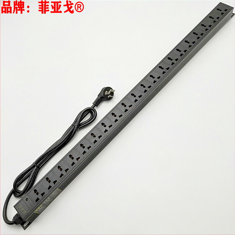 PDU20 bit 10A HOLE RACK-MOUNT CABINET VERTICAL FIT SOCKET 32A HIGH POWER 8000W WIRING BOARD