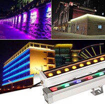 Led Wash Wall Lamp Monochrome Engineering Bridge Brightening Outdoor Waterproof Seven Color Wedding Celebration Background Wall High Power Line