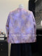 Mother's Clothing New Chinese-Style Jacquard Purple Coat Spring New 2026 Elegant Palace-Style Cardigan with Noble Buttons