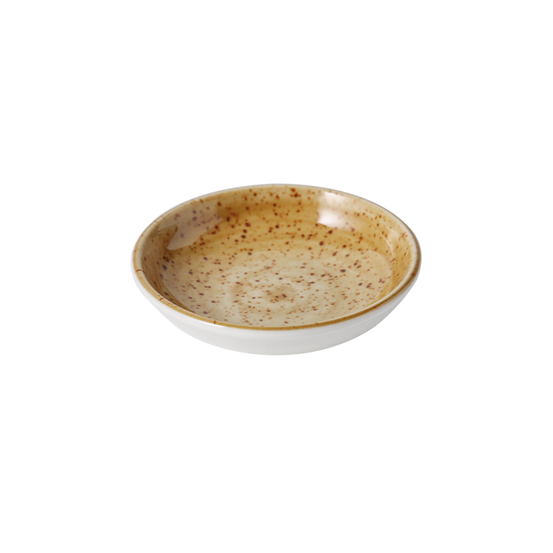 Variable Japanese ceramic small taste dish home hot pot ltd. soy sauce vinegar dip plate disc ceramic tableware