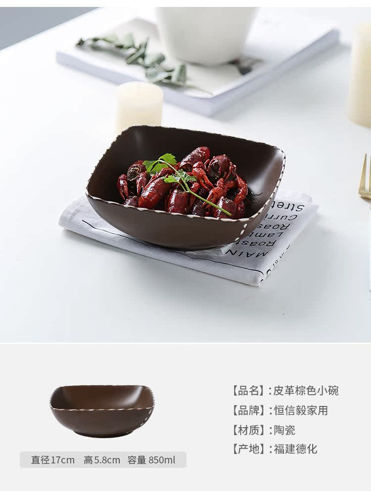 Clearance Nordic household ceramic salad bowl Japanese rainbow such as bowl bowl mercifully rainbow such use large creative eat bowl dishes