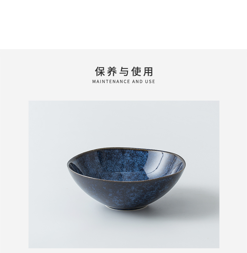 Japanese ceramics tableware of fruits and vegetables salad bowl household creative soup can eat rainbow such as always good - & tableware of individual character dining - room