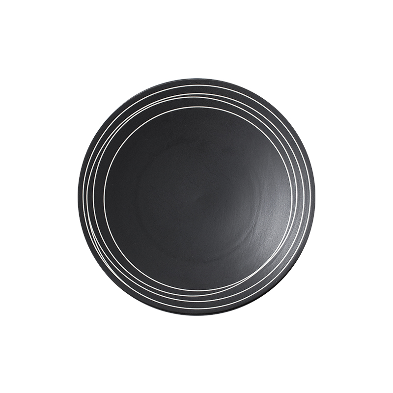 Northern wind ceramic disc beefsteak disk 0 hotel restaurant tableware the breakfast dishes creative large artistic conception