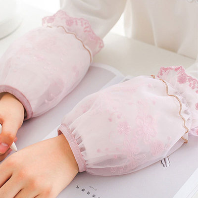 秋冬季防脏护袖蕾丝套袖【2双】